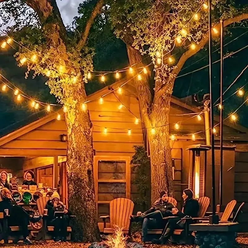 MIMIRGB Outdoor String Lights LED Bulbs for Patio and Garden