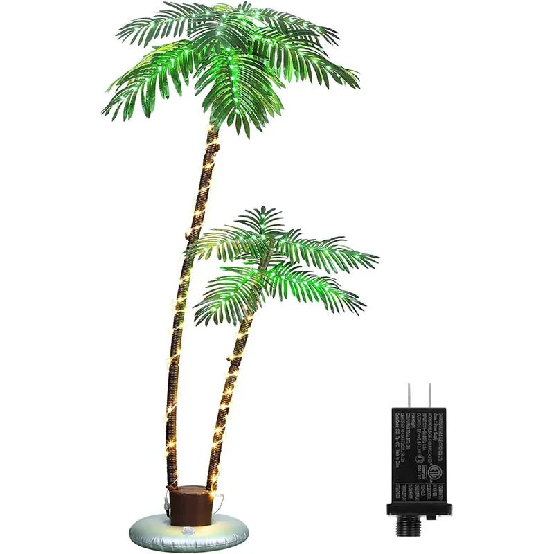 Palm Tree Lights 192 LED Outdoor Decor for Patio Yard