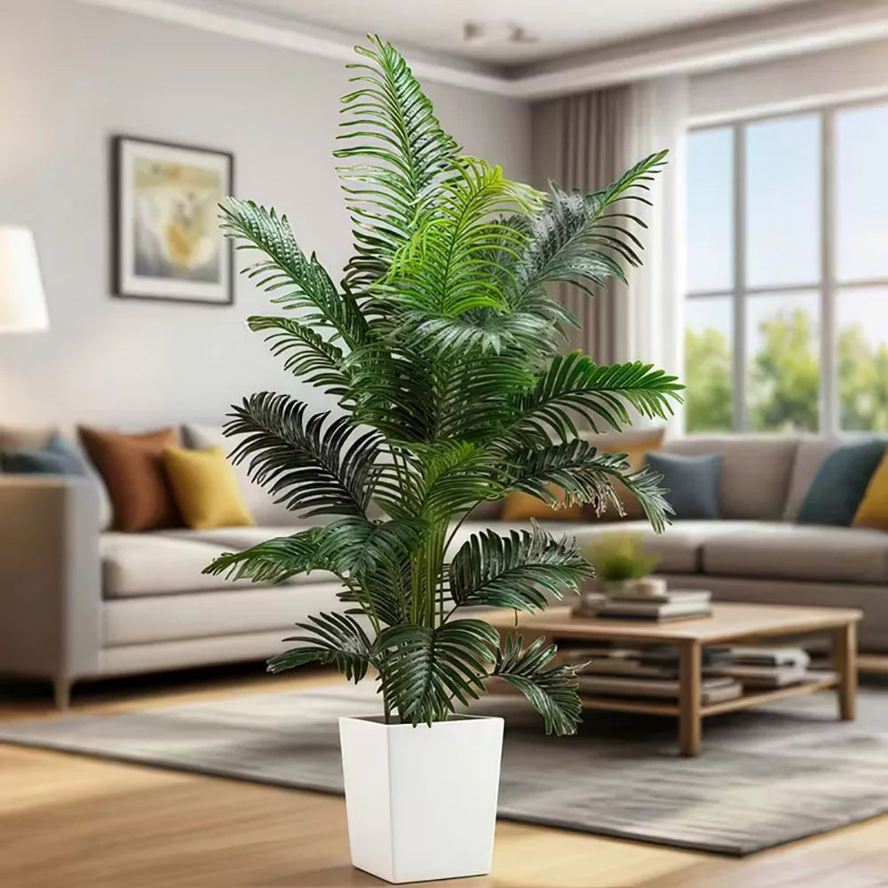 35-Inch Artificial Giant Palm Tree Set For Indoors And Outdoors