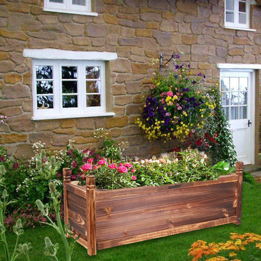 Raised Garden Bed Window Mounted Planter Box For Flowers And Vegetables