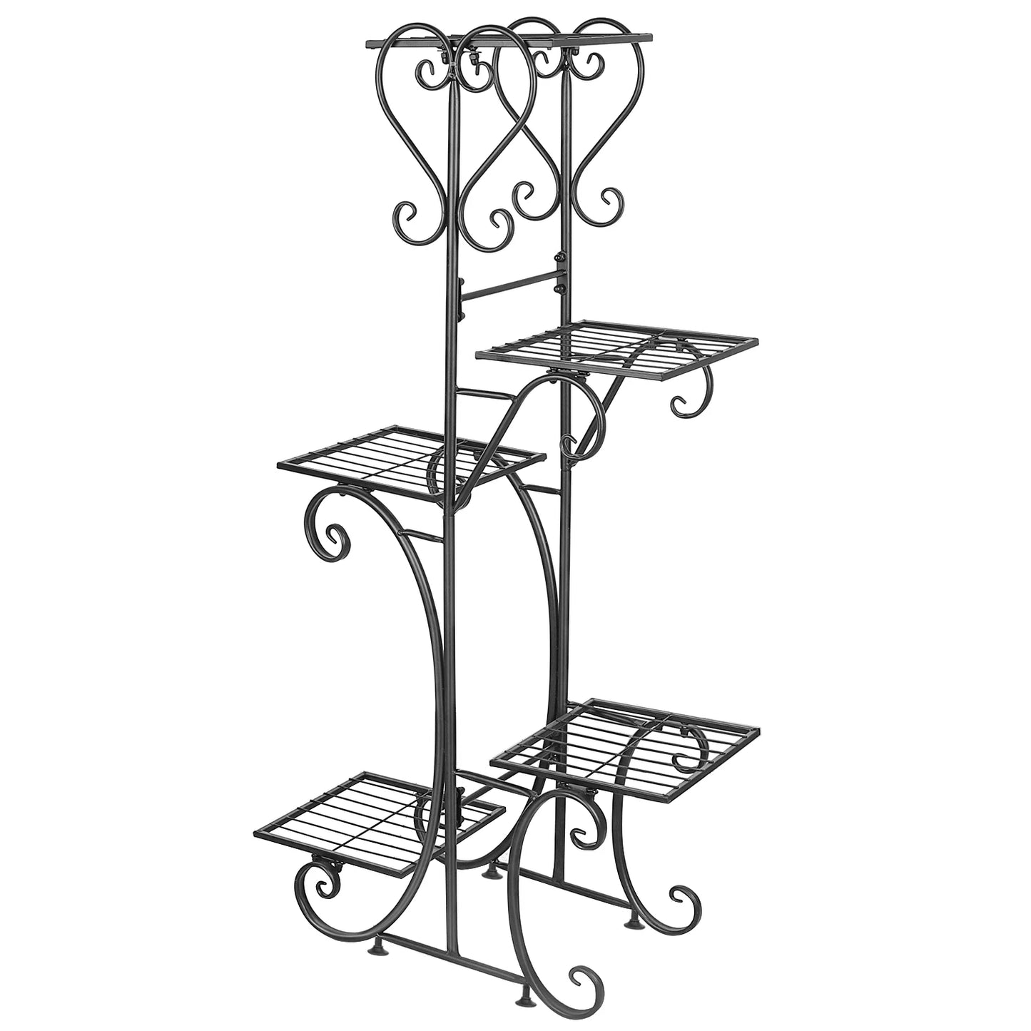 BINGOPAW 6 Tier Plant Stand Metal Indoor Outdoor Rack