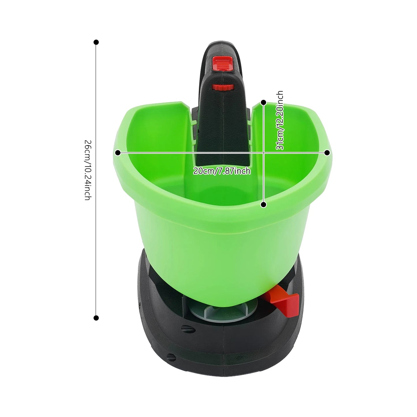 Electric Seed Spreader Handheld Battery Powered Fertilizer Spreader