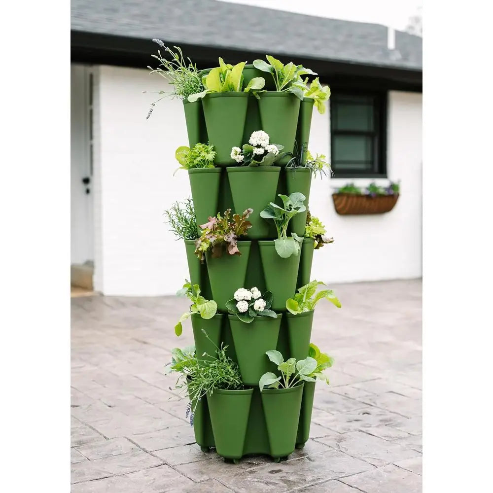 ticify Five Tier Garden Planter With Internal Watering System