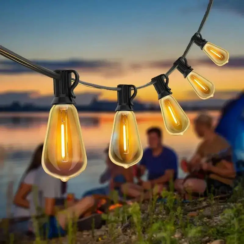 MIMIRGB Outdoor String Lights LED Bulbs for Patio and Garden