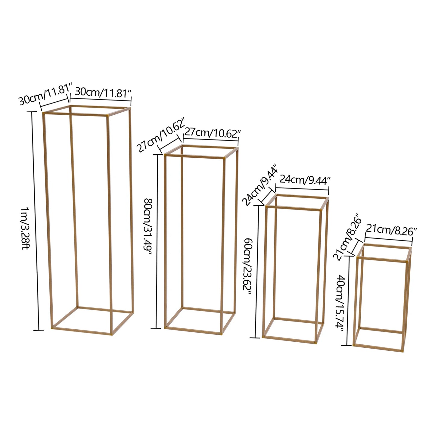 Wedding Backdrop Flower Vase Stands Metal Centerpieces For Parties