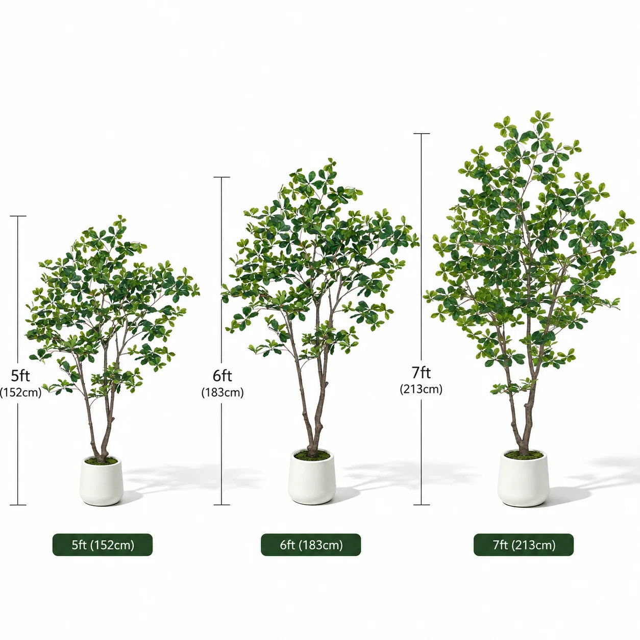 Faux Olive Tree In Round Pot For Indoor Home Decor