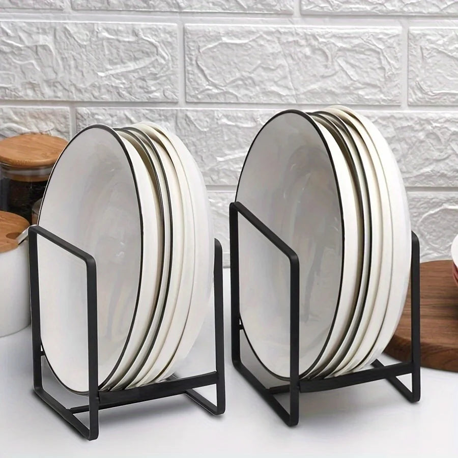 Stainless Steel Dish Rack Space Saver Vertical Plate Holder