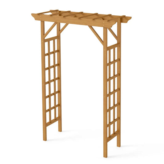 Wooden Arbor Wedding Arch for Ceremony and Garden Pergola