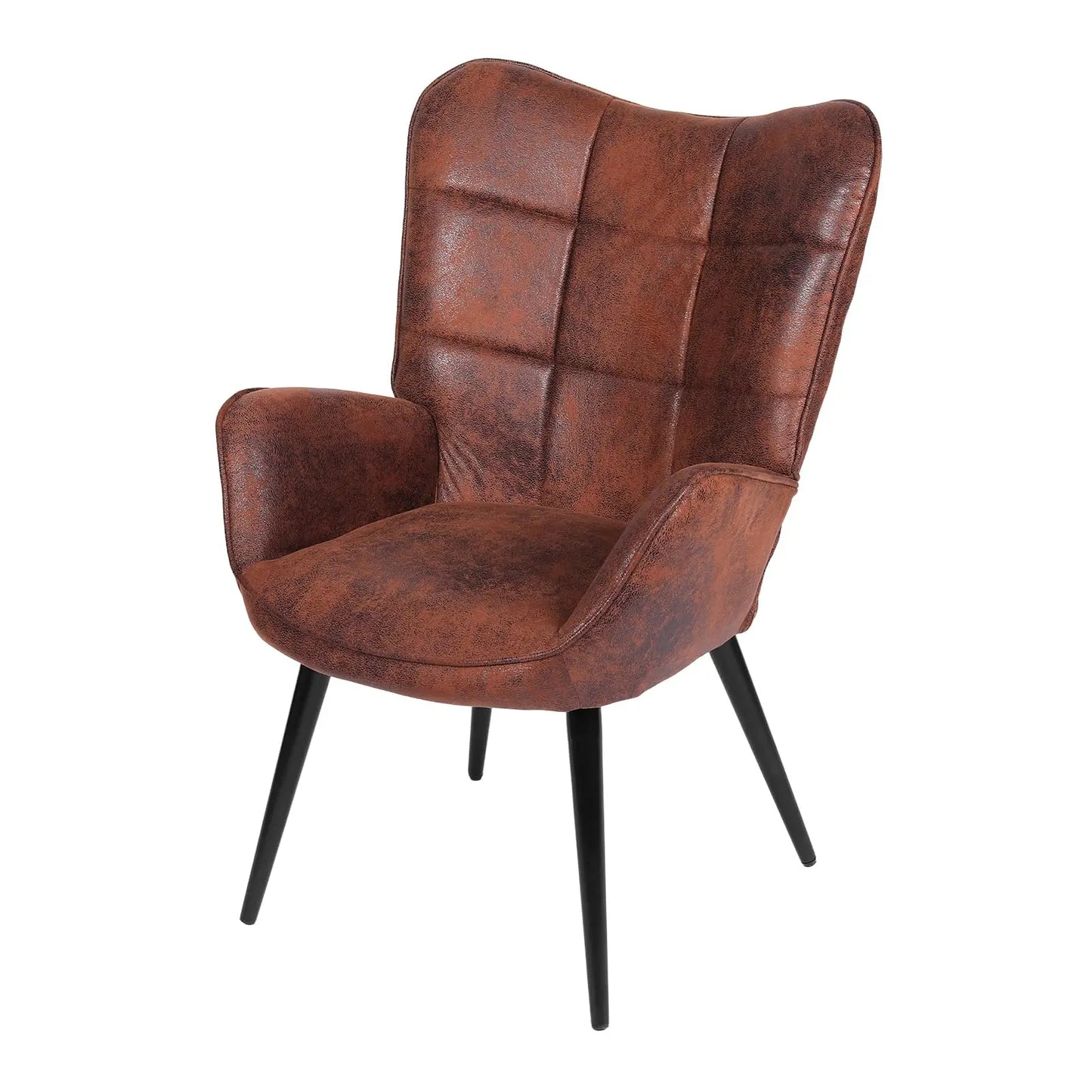 Studyset Mid Century Upholstered Dining Chairs With Metal Legs