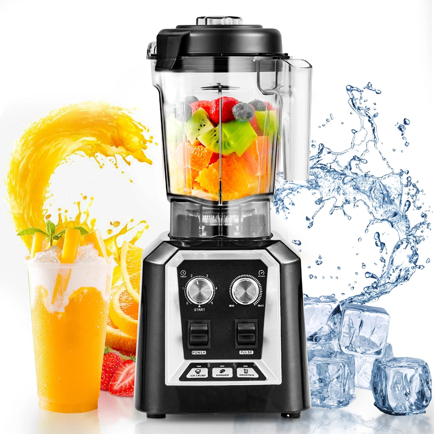 VEVOR Countertop Blender For Smoothies And Recipes