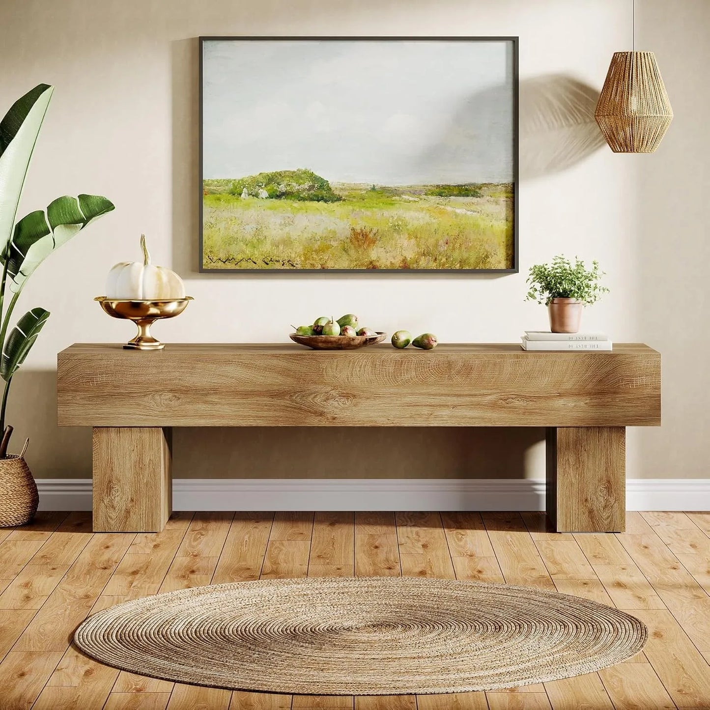 Little Tree Farmhouse Television Stand Entertainment Center