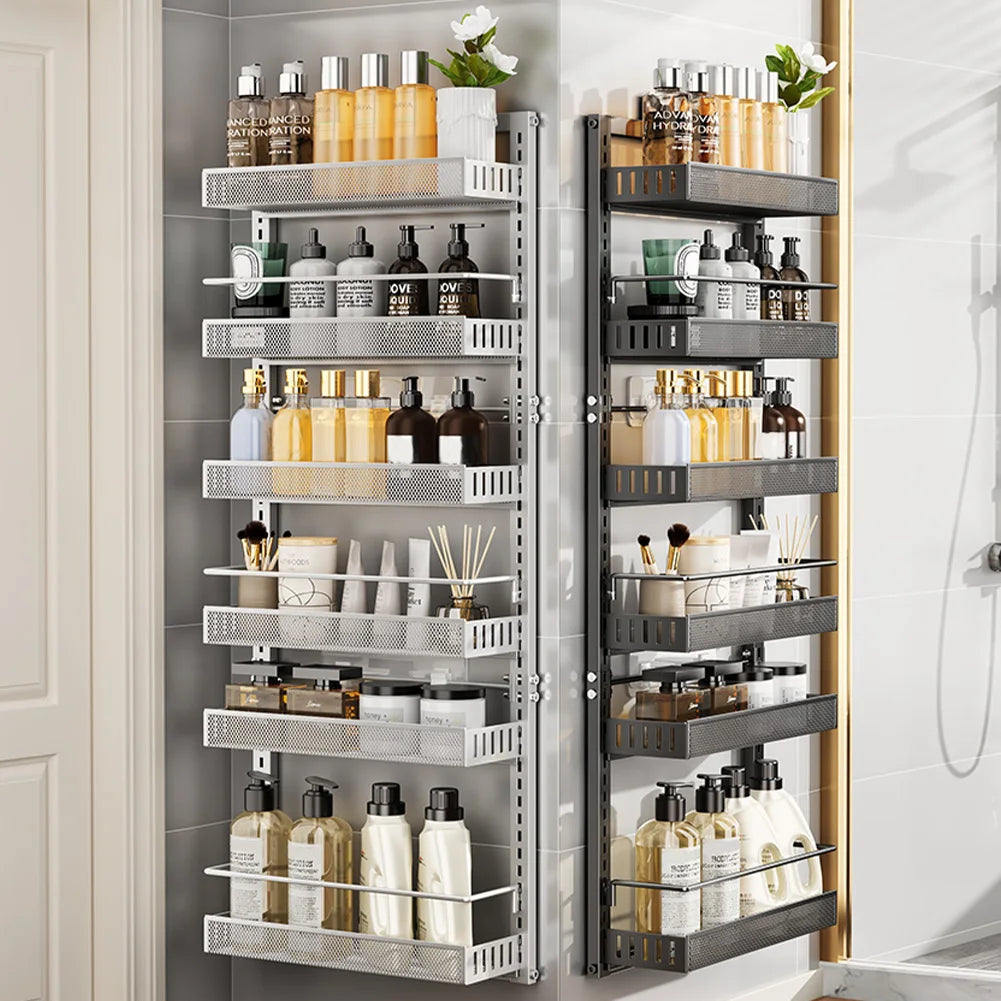HiMISS 6-Tier Over-the-Door Pantry Organizer With Adjustable Baskets