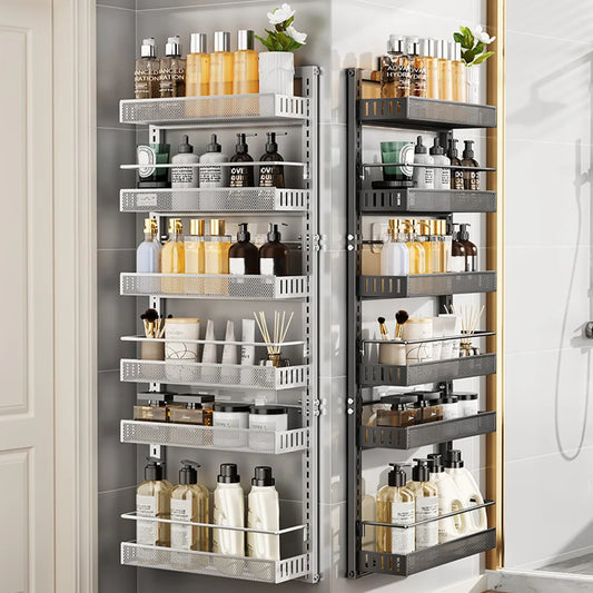 HiMISS 6-Tier Over-the-Door Pantry Organizer With Adjustable Baskets