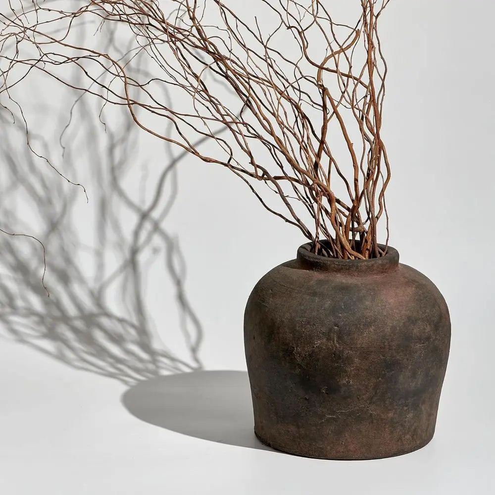 Zen Inspired Ceramic Vase For Rustic Home Decor And Arrangements
