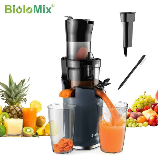 Biolomix Cold Press Juicer 200W Slow Masticating Extractor