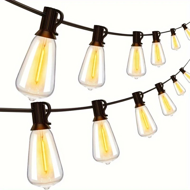 MIMIRGB Outdoor String Lights LED Bulbs for Patio and Garden