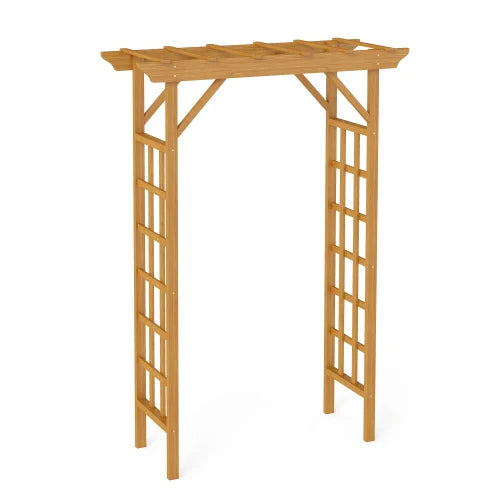 Wooden Arbor Wedding Arch for Ceremony and Garden Pergola