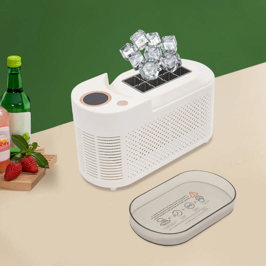 Bymaocar Portable Ice Maker 120W 12V Countertop Mini Ice Machine