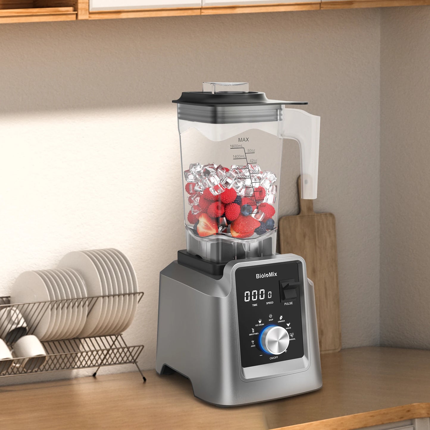 Biolomix Digital BPA Free Automatic Blender Juicer