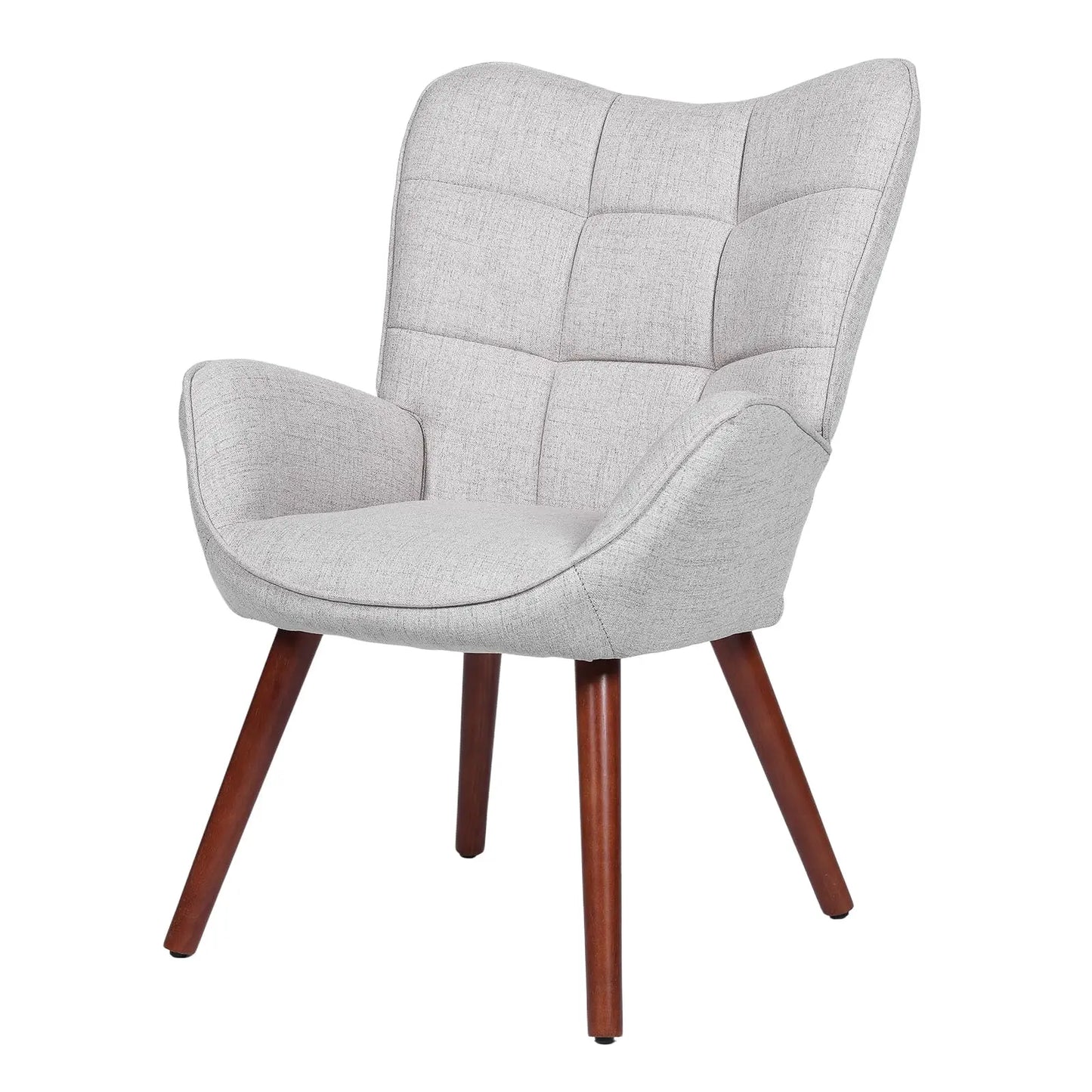 Studyset Mid Century Upholstered Dining Chairs With Metal Legs