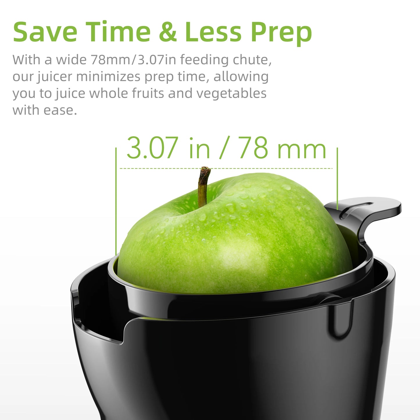 Biolomix Cold Press Juicer 200W Slow Masticating Extractor