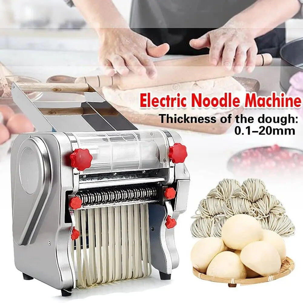 Hign-concerned 550W Electric Pasta Maker Noodle Machine Stainless Steel