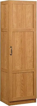 Highland Oak Pantry Storage Cabinet With Versatile Organizing Space