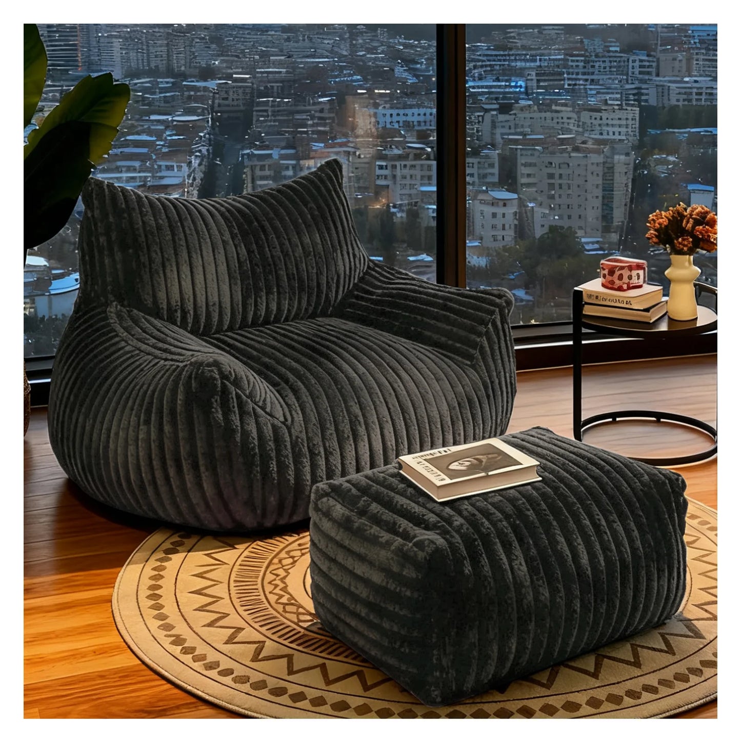 Reading Chair Bean Bag for Adults Living Room Furniture