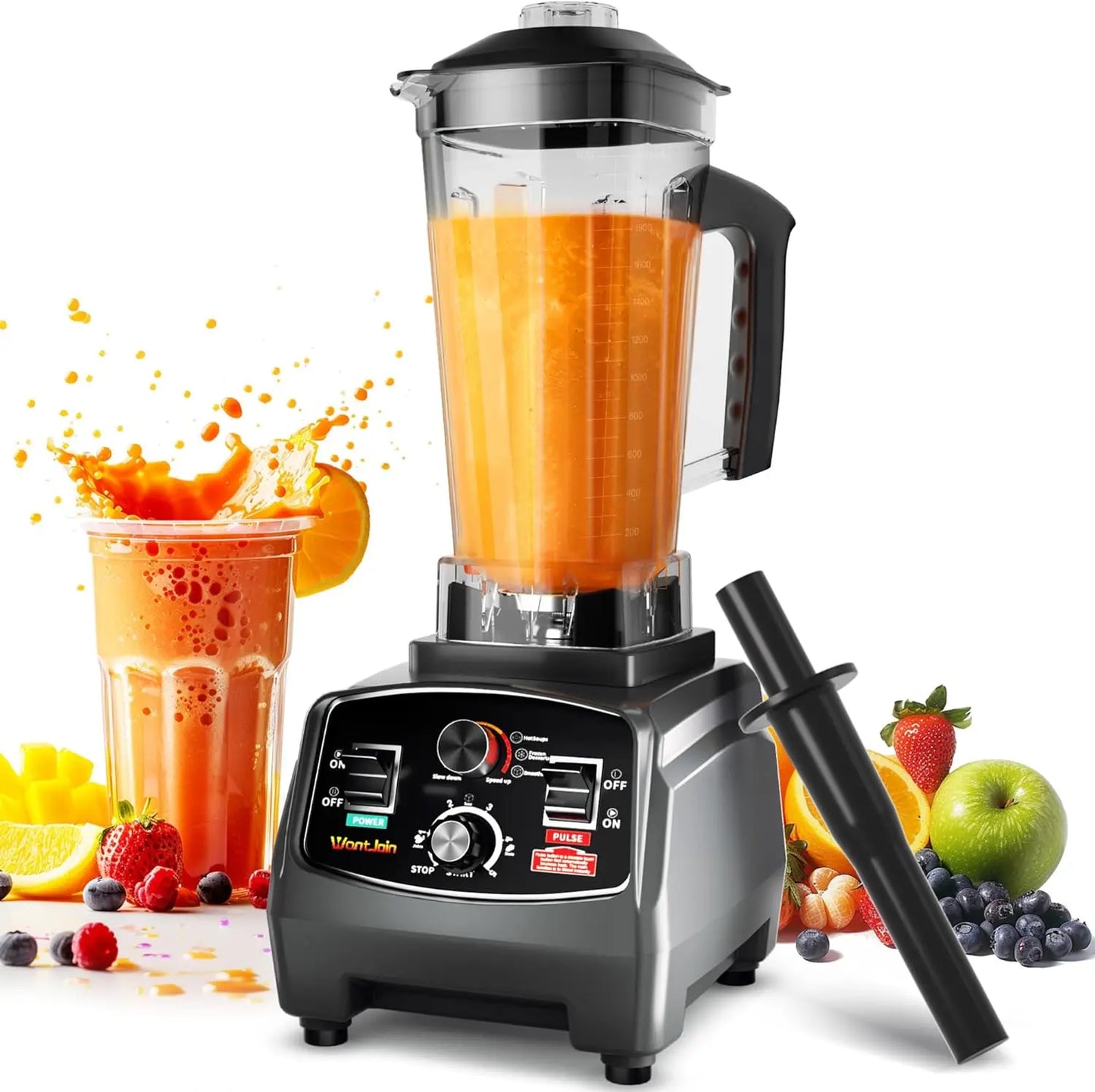 WantJoin 1800W Professional Commercial Blender For Kitchen