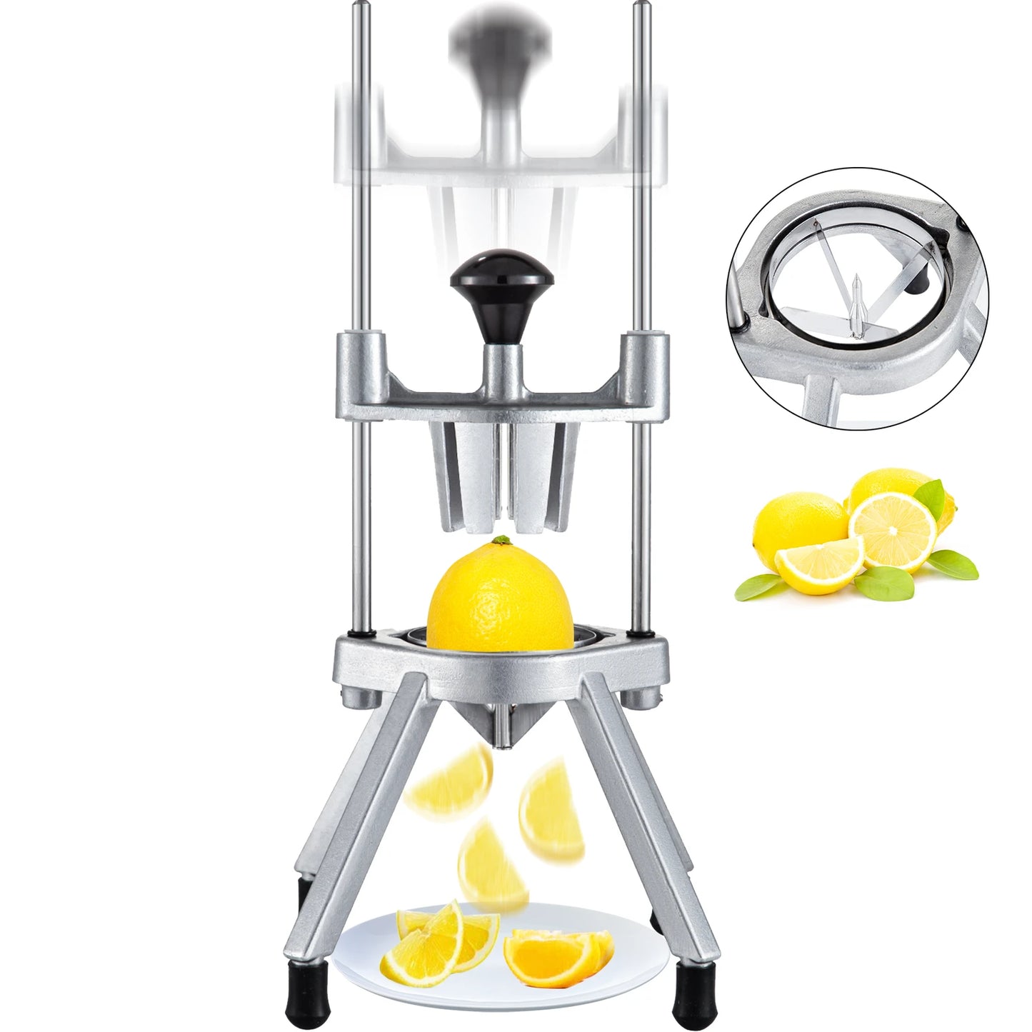 VEVOR Lemon Wedge Slicer 4 6 8 Section Wedger Chopper