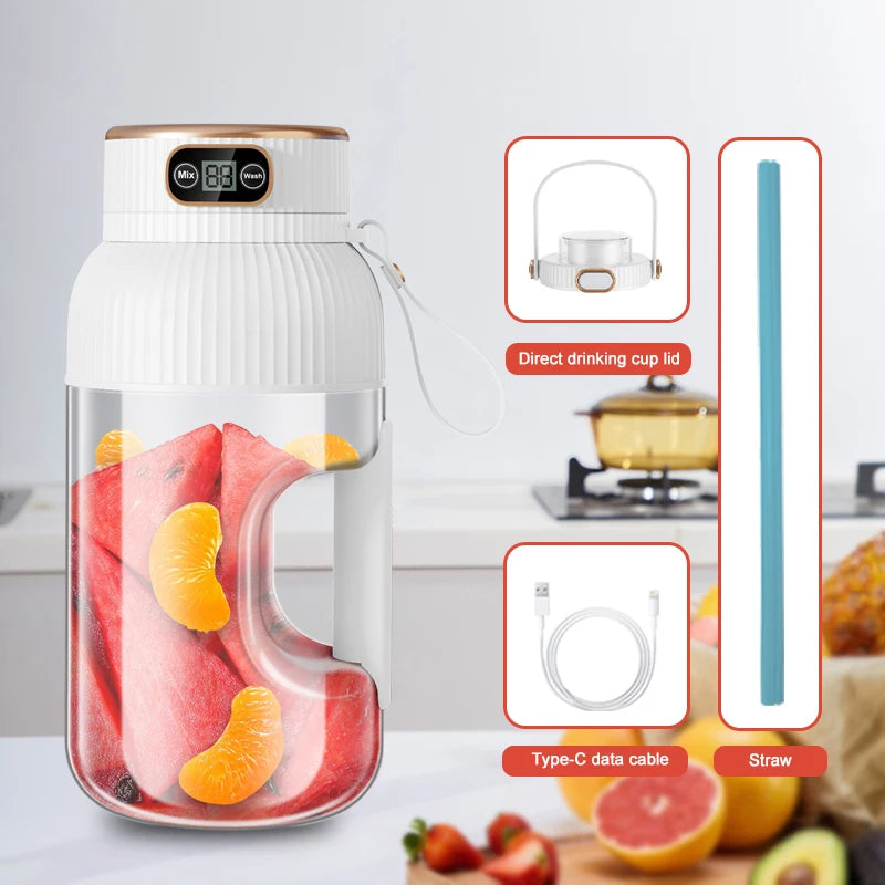 Portable USB Juicer Blender for Fruit and Smoothies