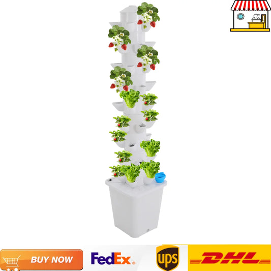 Forty Five Hole Hydroponic Vertical Garden Tower For Balcony