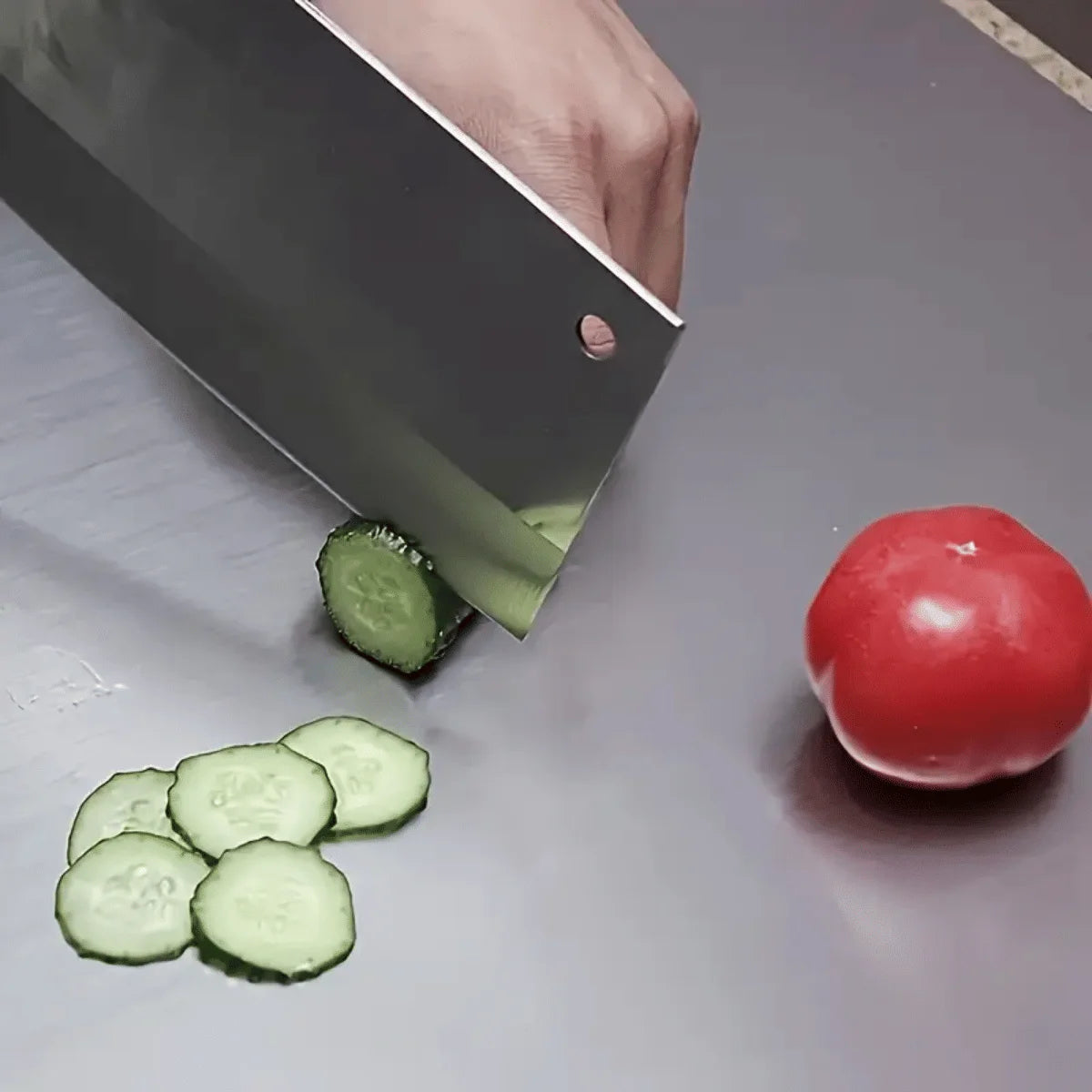 Stainless Steel Cutting Board With Lip For Kitchen Over Sink