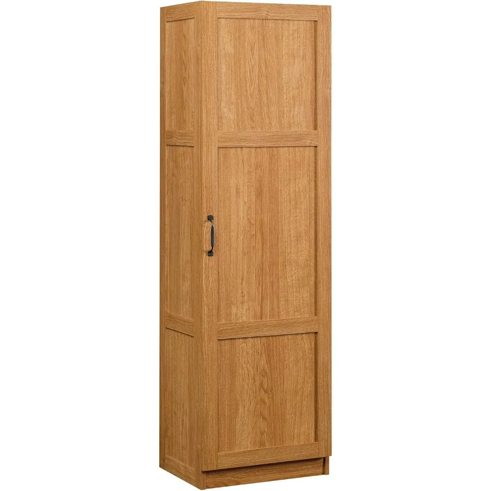 Solid Wood Storage Cabinet And Pantry Unit For Home Organization