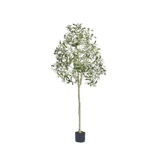 SucceBuy Artificial Olive Tree Anti-Tip Low-Maintenance Faux Plant
