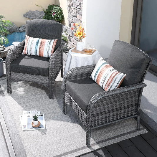 Guangbai Outdoor Wicker Patio Furniture Set With Sofa And Chairs