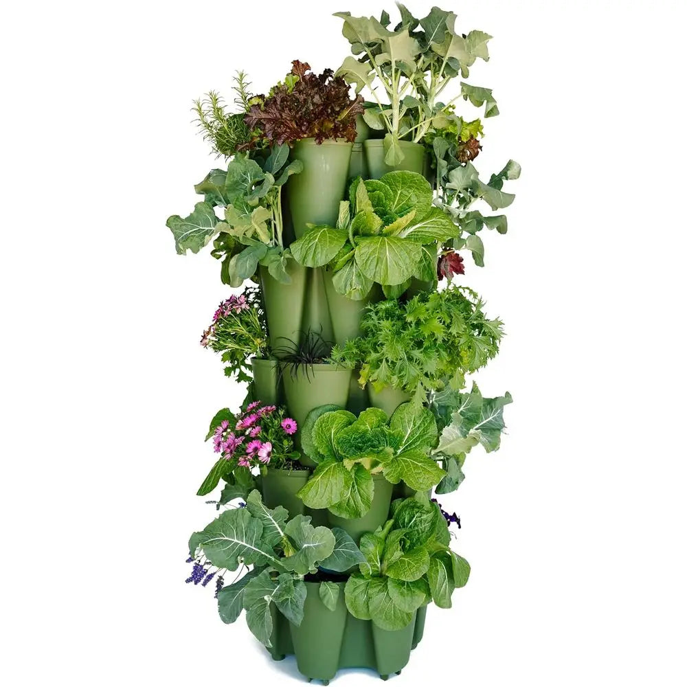 ticify Five Tier Garden Planter With Internal Watering System