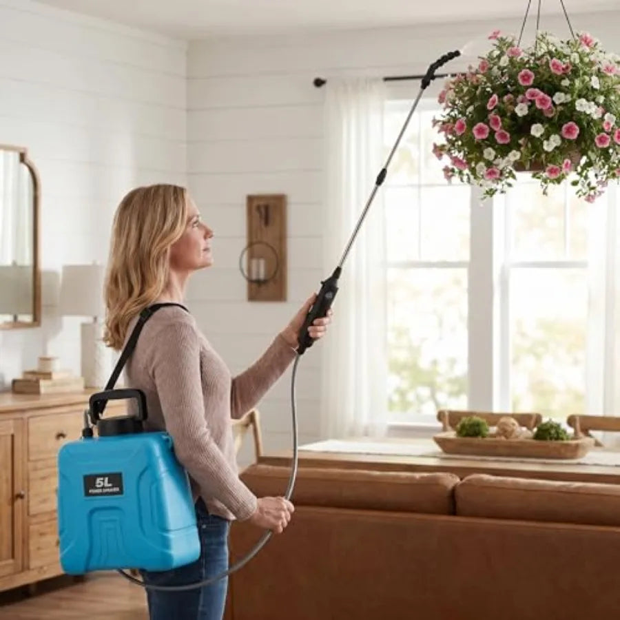 Cordless USB Rechargeable Plant Sprayer With Extendable Wand