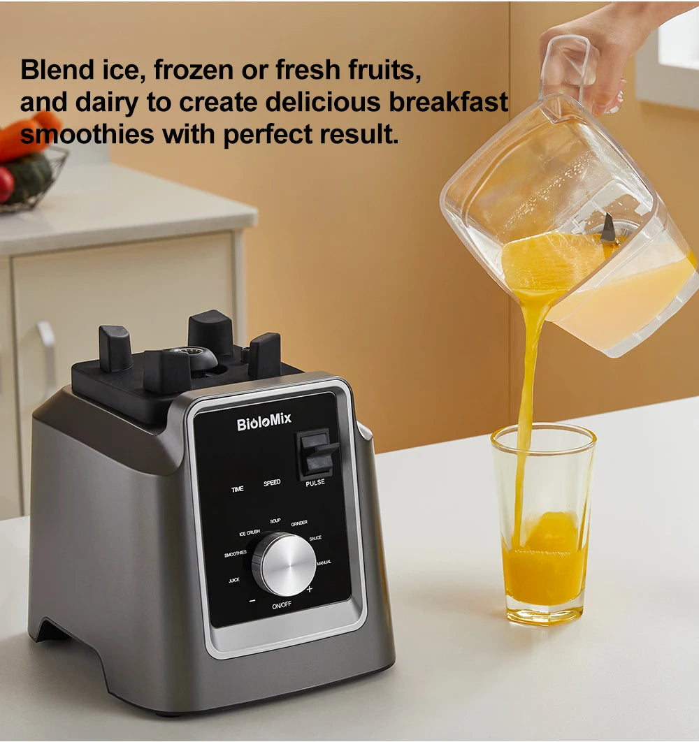 Biolomix Digital BPA Free Blender Juicer And Food Processor
