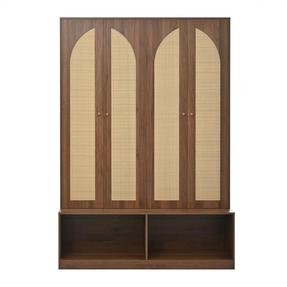 Mudro 4-in-1 Hall Tree With Storage Bench And Hidden Hooks