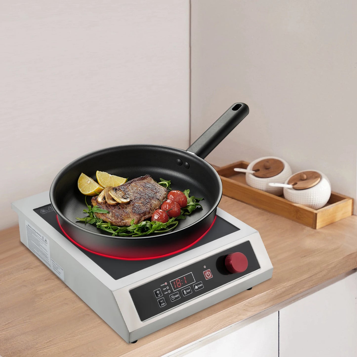 Sweetmile 3500W Stainless Steel Induction Cooktop For Commercial Use