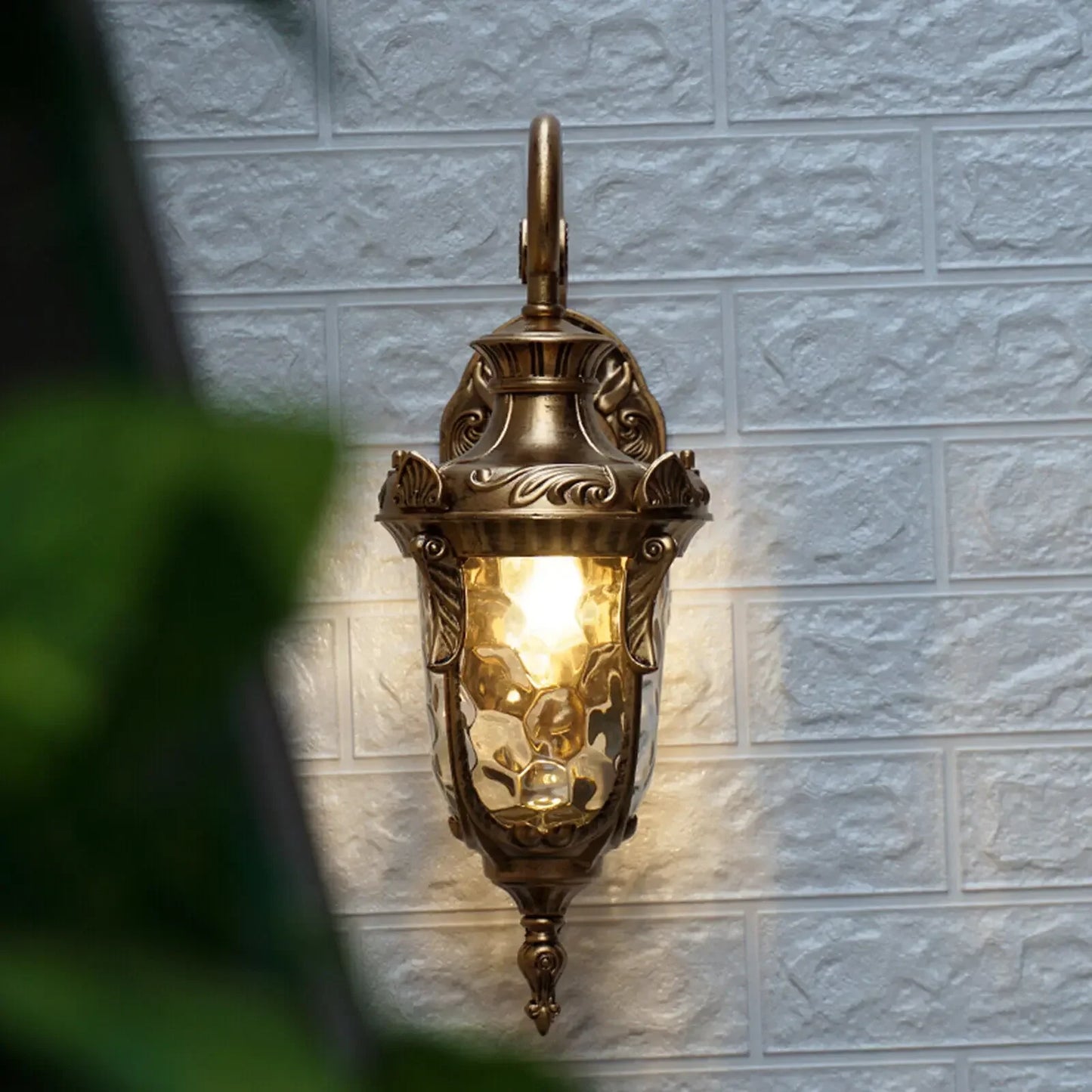 Bymaocar Outdoor Wall Sconce Light Die Cast Aluminum 110V E26