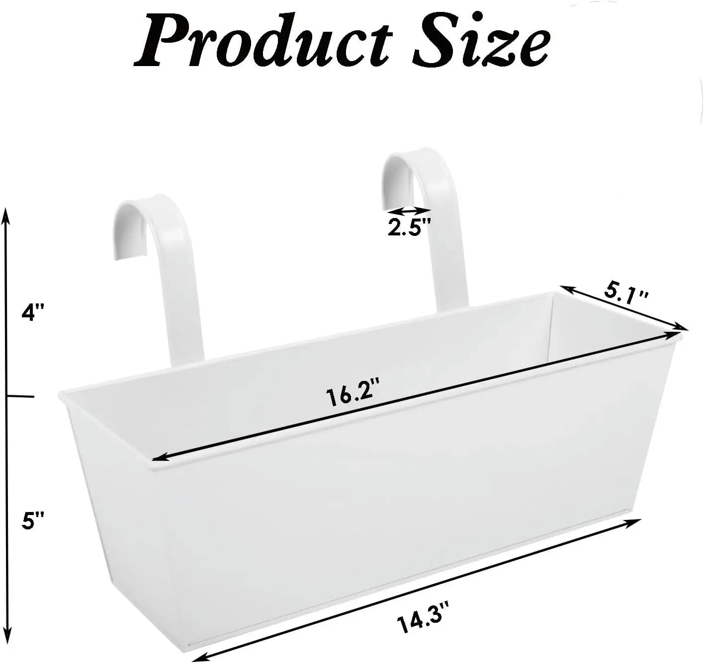 Hanging Flower Pots For Railings Or Fences Countryside Style
