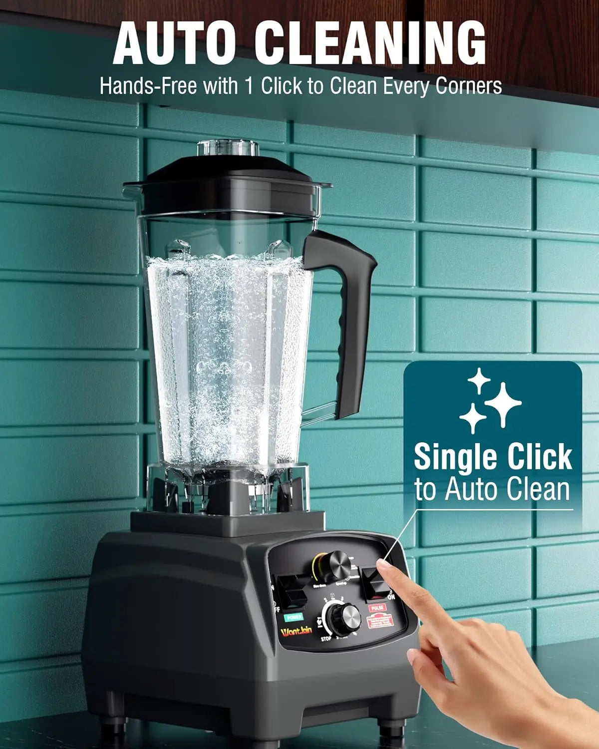 WantJoin 1800W Professional Commercial Blender For Kitchen