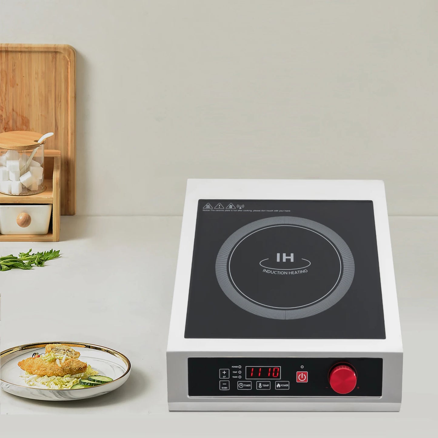 Sweetmile 3500W Stainless Steel Induction Cooktop For Commercial Use