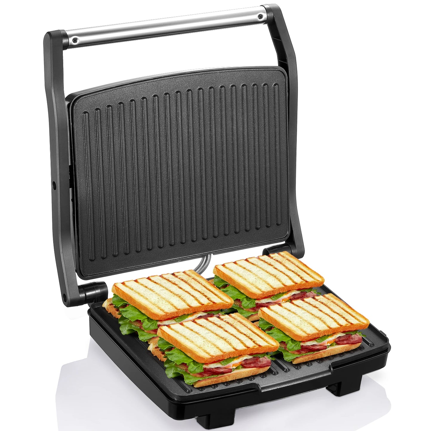 Yabano Panini Press Grill Gourmet Sandwich Maker 1200W