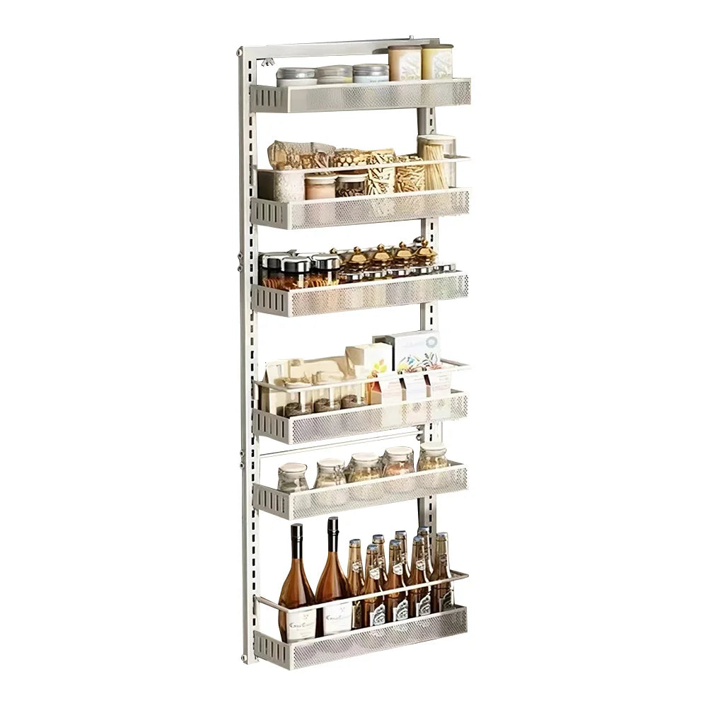 HiMISS 6-Tier Over-the-Door Pantry Organizer With Adjustable Baskets