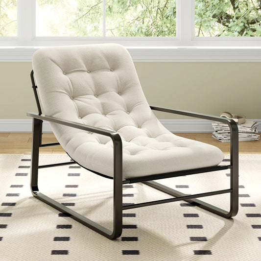 FARINI Plush Lounge Chair Cloud Soft Cushion Ergonomic Seating