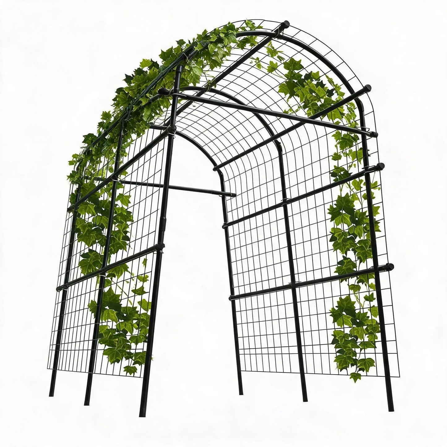 Metal Garden Arch Trellis For Climbing Vines And Cucumbers