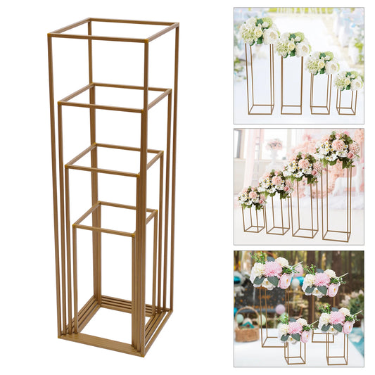 Wedding Backdrop Flower Vase Stands Metal Centerpieces For Parties